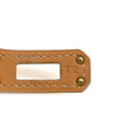 エルメス HERMES ケリードゥブルトゥール ホワイト ヴォースイフト GP T2 ブレスレット ゴールド金具 白 2重 2連 レザーブレス