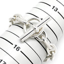 エルメス HERMES シェーヌダンクル MM シルバー シルバー925 ブレスレット 14コマ スターリングシルバー SV925 Ag925