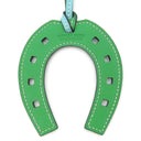 エルメス HERMES パドック シュバル ホースシュー ブルー×グリーン ヴォースイフト バッグチャーム 水色 緑 馬蹄