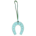 エルメス HERMES パドック シュバル ホースシュー ブルー×グリーン ヴォースイフト バッグチャーム 水色 緑 馬蹄