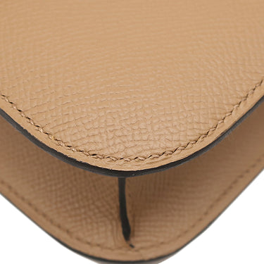 エルメス HERMES コンスタンス 24 ミロワール チャイ ヴォーエプソン ショルダーバッグ シルバー金具 茶 ホワイトラッカー