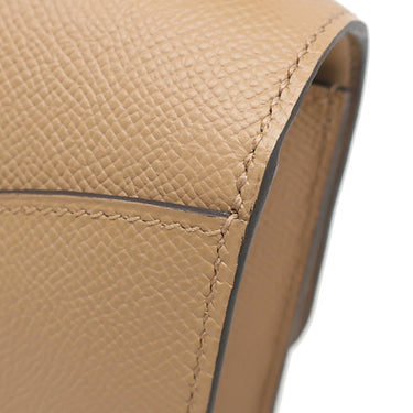 エルメス HERMES コンスタンス 24 ミロワール チャイ ヴォーエプソン ショルダーバッグ シルバー金具 茶 ホワイトラッカー