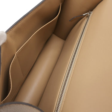 エルメス HERMES コンスタンス 24 ミロワール チャイ ヴォーエプソン ショルダーバッグ シルバー金具 茶 ホワイトラッカー