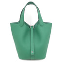 エルメス HERMES ピコタンロック PM ヴェールヴェルティゴ トリヨンクレマンス ハンドバッグ シルバー金具 新品 未使用 緑