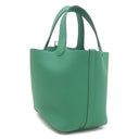エルメス HERMES ピコタンロック PM ヴェールヴェルティゴ トリヨンクレマンス ハンドバッグ シルバー金具 新品 未使用 緑