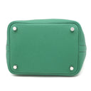 エルメス HERMES ピコタンロック PM ヴェールヴェルティゴ トリヨンクレマンス ハンドバッグ シルバー金具 新品 未使用 緑