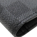 ルイヴィトン LOUIS VUITTON ポルトフォイユ ブラザ NM N60436 ダミエ グラフィット 3D ダミエグラフィットキャンバス ダミエグラフィット3Dキャンバス 長財布 シルバー金具 黒 紺 グレー 二つ折り