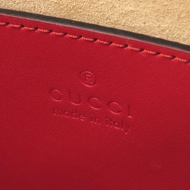 グッチ GUCCI ハート ショルダー 751628 レッド レザー ショルダーバッグ ゴールド金具 赤