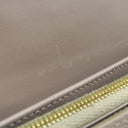 セリーヌ CELINE ラージフラップ ウォレット 10B563BEL Pebble カーフ 二つ折り財布 ゴールド金具 グレージュ