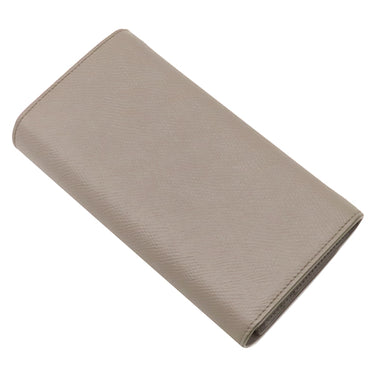 セリーヌ CELINE ラージフラップ ウォレット 10B563BEL Pebble カーフ 二つ折り財布 ゴールド金具 グレージュ