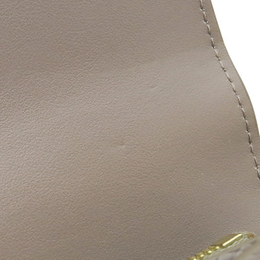 セリーヌ CELINE ラージフラップ ウォレット 10B563BEL Pebble カーフ 二つ折り財布 ゴールド金具 グレージュ