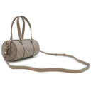 グッチ GUCCI GGシャドウ スモール 726428 ベージュ PVC レザー 2WAYバッグ ゴールド金具 ハンドバッグ ショルダーバッグ