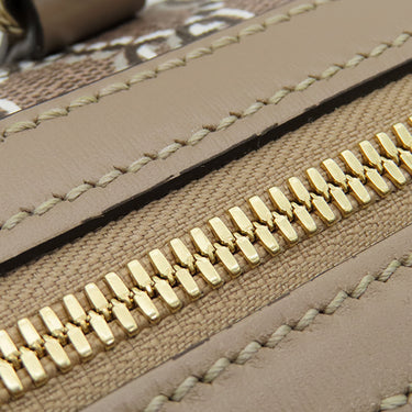 グッチ GUCCI GGシャドウ スモール 726428 ベージュ PVC レザー 2WAYバッグ ゴールド金具 ハンドバッグ ショルダーバッグ