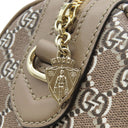 グッチ GUCCI GGシャドウ スモール 726428 ベージュ PVC レザー 2WAYバッグ ゴールド金具 ハンドバッグ ショルダーバッグ