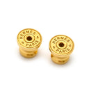 エルメス HERMES オランプ エトゥープＸゴールド ヴォーエプソン GP ピアス フープピアス