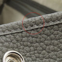 エルメス HERMES ガーデンパーティー PM グリメイヤー ネゴンダ トートバッグ シルバー金具 ライトグレー