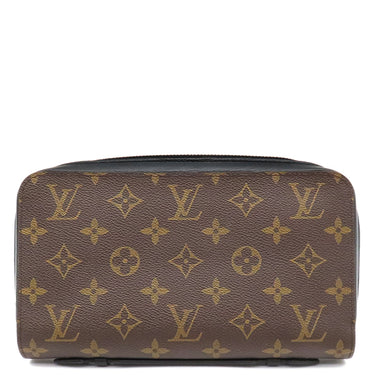 ルイヴィトン LOUIS VUITTON ジッピーXL M61506 モノグラムマカサー モノグラムマカサー 長財布 シルバー金具 黒 ラウンドファスナー トラベルケース