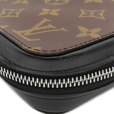ルイヴィトン LOUIS VUITTON ジッピーXL M61506 モノグラムマカサー モノグラムマカサー 長財布 シルバー金具 黒 ラウンドファスナー トラベルケース