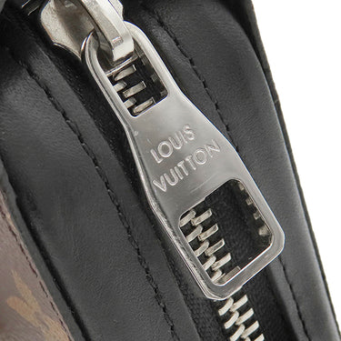 ルイヴィトン LOUIS VUITTON ジッピーXL M61506 モノグラムマカサー モノグラムマカサー 長財布 シルバー金具 黒 ラウンドファスナー トラベルケース