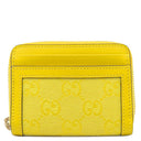 グッチ GUCCI ジッピー コインパース 790037 イエロー レザー GGキャンバス コインケース ゴールド金具 黄色 小銭入れ ラウンドジップ