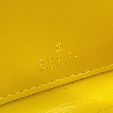 グッチ GUCCI ジッピー コインパース 790037 イエロー レザー GGキャンバス コインケース ゴールド金具 黄色 小銭入れ ラウンドジップ