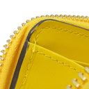 グッチ GUCCI ジッピー コインパース 790037 イエロー レザー GGキャンバス コインケース ゴールド金具 黄色 小銭入れ ラウンドジップ