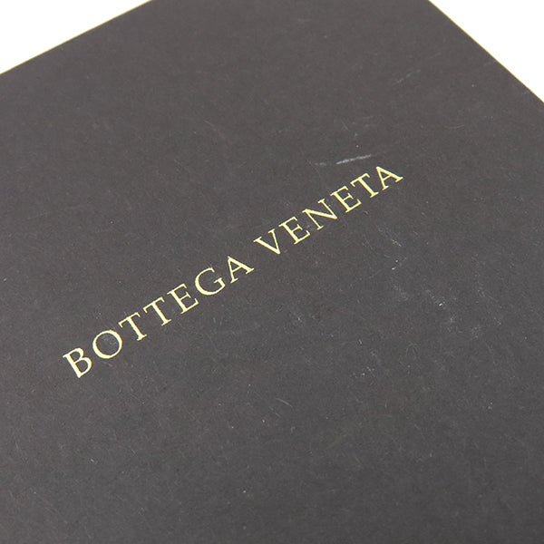 ボッテガヴェネタ BOTTEGA VENETA イントレチャート ネイビー レザー