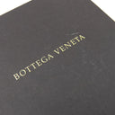 ボッテガヴェネタ BOTTEGA VENETA イントレチャート ネイビー レザー マネークリップ 札ばさみ 革小物 紺