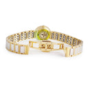 腕時計 フェンディ FENDI フォーエバー フェンディ FF F103606201 クオーツ レディース 新品同様 純正ダイヤ SS×GP ドット ラウンド