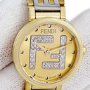 腕時計 フェンディ FENDI フォーエバー フェンディ FF F103606201 クオーツ レディース 新品同様 純正ダイヤ SS×GP ドット ラウンド