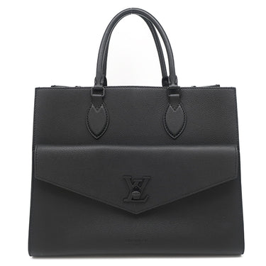 ルイヴィトン LOUIS VUITTON ロックミー トート MM M57346 ノワール レザー 2WAYバッグ マットブラック金具 トートバッグ ショルダーバッグ 黒