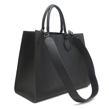 ルイヴィトン LOUIS VUITTON ロックミー トート MM M57346 ノワール レザー 2WAYバッグ マットブラック金具 トートバッグ ショルダーバッグ 黒