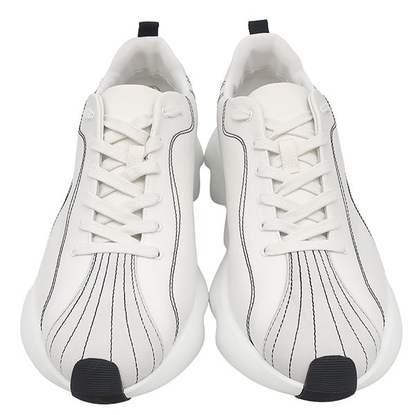 専用✨ エルメス アンヴォル ステッチ メンズ スニーカー エルメス HERMES アンヴォル H221894Z ホワイト キャンバス スウェード