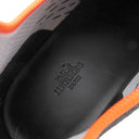 エルメス HERMES エクレール H2210982Z ブラック×オレンジ ファブリック #41 スニーカー 黒 Hロゴ スリッポンスニーカー メッシュ
