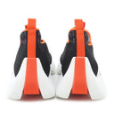 エルメス HERMES エクレール H2210982Z ブラック×オレンジ ファブリック #41 スニーカー 黒 Hロゴ スリッポンスニーカー メッシュ