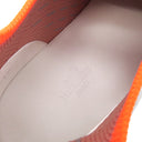 エルメス HERMES エクレール H2210982Z グレー×オレンジ ファブリック #41.5 スニーカー Hロゴ スリッポンスニーカー メッシュ ソルド品