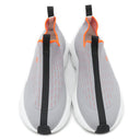 エルメス HERMES エクレール H2210982Z グレー×オレンジ ファブリック #41.5 スニーカー Hロゴ スリッポンスニーカー メッシュ ソルド品