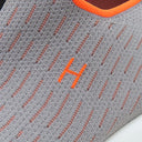 エルメス HERMES エクレール H2210982Z グレー×オレンジ ファブリック #41.5 スニーカー Hロゴ スリッポンスニーカー メッシュ ソルド品