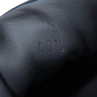 エルメス HERMES アンヴォル ネイビー×オレンジ キャンバス スウェード #40.5 スニーカー Envol ソルド品