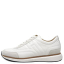 エルメス HERMES イージー EASY H221901Z ホワイト カーフ シェーブルベロア #40 スニーカー 白 茶 レザー 新品 未使用 ソルド品