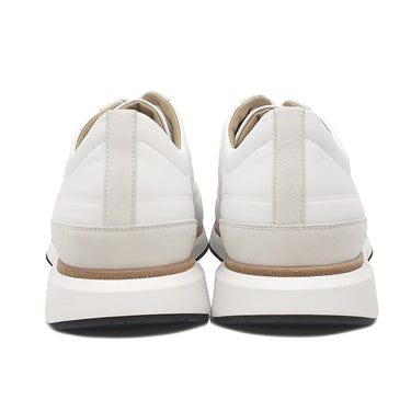 エルメス HERMES イージー EASY H221901Z ホワイト カーフ シェーブルベロア #40 スニーカー 白 茶 レザー 新品 未使用 ソルド品