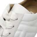 エルメス HERMES イージー EASY H221901Z ホワイト カーフ シェーブルベロア #40 スニーカー 白 茶 レザー 新品 未使用 ソルド品