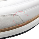 エルメス HERMES イージー EASY H221901Z ホワイト カーフ シェーブルベロア #40 スニーカー 白 茶 レザー 新品 未使用 ソルド品