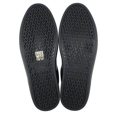 エルメス HERMES アヴァンタージュ H201459Z ブラック レザー #40.5 スニーカー 黒 白ロゴ バイアスH