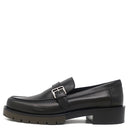 エルメス HERMES シングル モンクストラップ モカシン ブラック レザー #40.5 ローファー シルバー金具 黒 ビジネスシューズ ドレスシューズ ソルド品