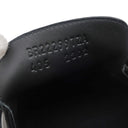 エルメス HERMES シングル モンクストラップ モカシン ブラック レザー #40.5 ローファー シルバー金具 黒 ビジネスシューズ ドレスシューズ ソルド品