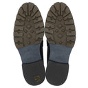 エルメス HERMES シングル モンクストラップ モカシン ブラック レザー #40.5 ローファー シルバー金具 黒 ビジネスシューズ ドレスシューズ ソルド品