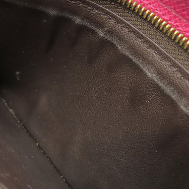ルイヴィトン LOUIS VUITTON ポルトフォイユ クレマンス M60742 フューシャ モノグラムキャンバス 長財布 ゴールド金具 ピンク ラウンドファスナー