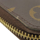 ルイヴィトン LOUIS VUITTON ポルトフォイユ クレマンス M60742 フューシャ モノグラムキャンバス 長財布 ゴールド金具 ピンク ラウンドファスナー