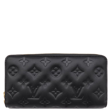 ルイヴィトン LOUIS VUITTON ジッピー ウォレット M81510 ノワール ラムスキン クッサン 長財布 ゴールド金具 黒 ラウンドファスナー